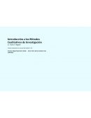 Introducción a los Métodos Cualitativos de Investigación