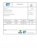 Procedimiento de trabajo Tendido de cable