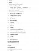 Auditoria Financiera y el proceso contable