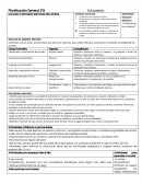 Planificación General. RESCATE DE SABERES PREVIOS