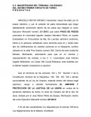 EJEMPLO DE AMPARO MICHOACAN