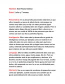 Desarrollo Humano - Edad 1 año y 7 meses