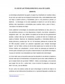 ENSAYO EL USO DE LAS TECNOLOGÍAS EN EL AULA DE CLASES.