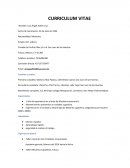 Ejemplo de Curriculum.