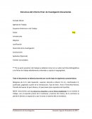 Estructura del Informe Final de Investigación Documental