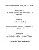 Tema de Los Sindicatos en México un mal necesario