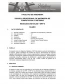 NEGOCIOS DIGITALES Y ERP’S