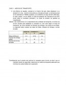 CASO MEDIOS DE TRANSP CASO 1 : MEDIOS DE TRANSPORTE: