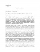 Ensayo del cuento La Sirena Viuda