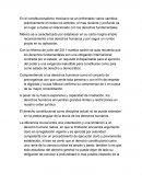 Constitucion en mexico.