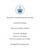 Teoría de la equilibración de Piaget.