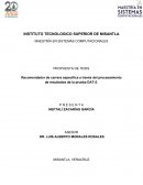 Recomendador de carrera