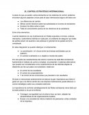 EL CONTROL ESTRATÉGICO INTERNACIONAL