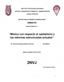 México con respecto al capitalismo y las reformas estructurales actuales