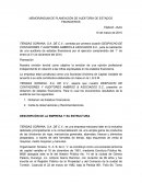 MEMORÁNDUM DE PLANEACIÓN DE AUDITORÍA DE ESTADOS FINANCIEROS