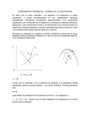 COMPONENTES TANGENCIAL Y NORMAL DE LA ACELERACION