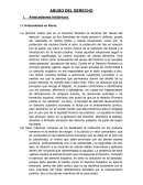Abuso del derecho: Antecedentes históricos