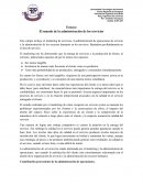 Este campo incluye el marketing de servicios, la administración de operaciones de servicio y la administración de los recursos humanos en los servicios. Basándose profundamente en el área de servicio.