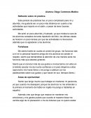 Reflexión sobre mi práctica