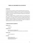 MODELO DE CRECIMIENTO DE AUTOPISTAS