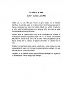 Cuento: La niña y el ave