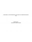 INFORME SOBRE LA NUTRICION