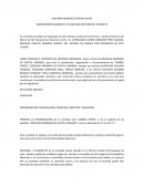 Constatación de contrato de sociedad mercantil