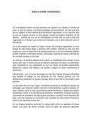 COMO SE DA EL ENSAYO SOBRE CONFERENCIA
