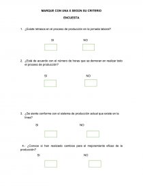 Ejemplo de una encuesta.. Página 1