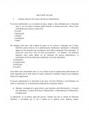 SOLUCION TALLER Explique cada uno de los pasos del proceso administrativo