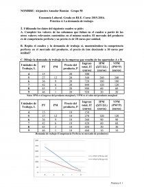 Utilizando los datos del siguiente cuadro se pide: Economia. Página 1