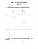 Ejemplo de una encuesta.