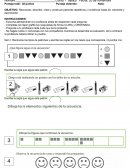 EVALUACIÓN DE MATEMÁTICA . Reconocer, describir, crear y continuar patrones repetitivos y numéricos hasta 20