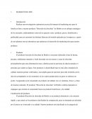 Manejo del marketing mix