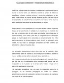 PARADIGMAS CORRIENTES Y TENDECIENAS PEDAGÓGICAS