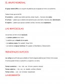 Apuntes de Grupo Nominal