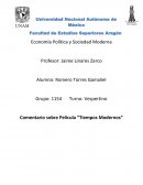 Comentario sobre "Tiempos Modernos"
