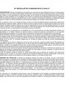 EL RECICLAJE DE LA BASURA EN EL G.A.M.L.P.