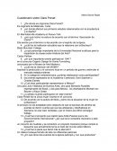 Cuestionario Clara Porset