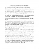 EL ALMA INMORTAL DEL HOMBRE