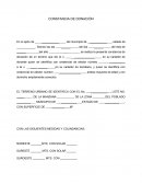 Constancia de donacion