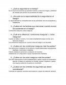 Cuestionario : Seguridad