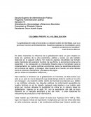 COLOMBIA FRENTE A LA GLOBALIZACIÓN