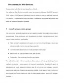 Documentación Web Services