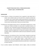 PAQUETE TECNOLÓGICO PARA LA PRODUCCIÓN DE SORGO (Sorghum vulgare L.) EN QUINTANA ROO