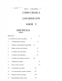 COMO CRIAR A LOS HIJOS CON DISCIPLINA. Página 1