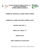TEMA: TEORIAS DE LA EVOLUCION