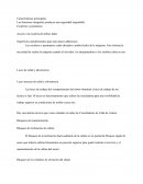 Características principales de maquinaria