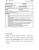 Fundamentos de la administración Planteamiento del proyecto