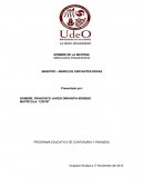 INFORME FINAL NOMBRE DE LA MATERIA: MERCADOS FINANCIEROS